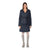 Nadelstreifenblazer und Rock asymmetrisch 